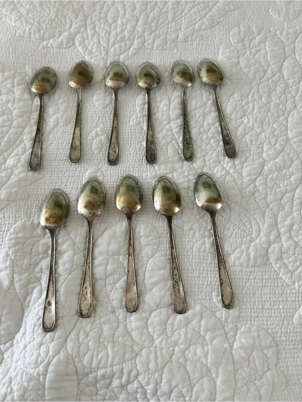 Set of 11 Vintage 1948 Birth of Israel Commemorative Tea Spoons – Litvin Silver